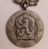За заслуги у обороні вітчизни, ЧССР срібло