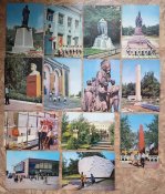 Набір листівок, Краснодон пам'ятники бойової слави, 1975 р.