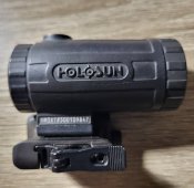 Коліматорний приціл + Магніфер (збільшувач) Holosun HS512C + HM3XT