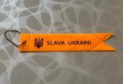 Світловідбивна жовто-блакитна бирка Slava...