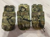 Лот з 3 підсумків відкритих під 1 магазин SA80 Single Mag Ammo Pouch.