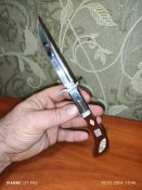 Нож выкедной итк ручной работы