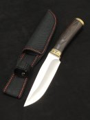 Ніж Мисливець мисливський, туристичний 25см, сталь 65х13 з чохлом