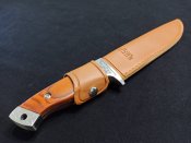Ніж мисливський туристичний великий фултанг з ножнами 30 см