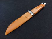 Ніж мисливський туристичний великий фултанг з ножнами 30 см