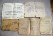 Справка, предписание  Кучеренко АС. 1940, 1943, 1952, 1982 гг.   гг