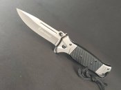Ніж тактичний складний туристичний мисливський з пружним викидом клинка