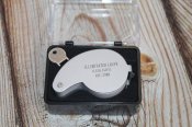 Ювелірна лупа 40Х-25 мм з LED-підсвіткою у футлярі White (1028)