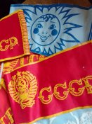 10 праздничных флажков из СССР .