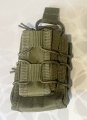 Подвійний підсумок на Molle під рацію, магазин/ліхтар тощо - Olive Green