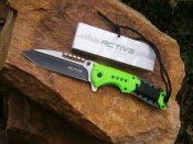 Ніж складаний Помічник Оutdoor Active Roper Green 21 см паракорд