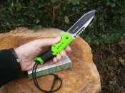 Ніж складаний Помічник Оutdoor Active Roper Green 21 см паракорд