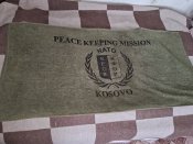 Рушник великий полотенце банное KFOR NATO...