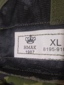 Комбинезон NBC, армии Дании. M/84, Flecktarn-D. Р-р XL