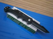 Ніж EDC складаний Супутник Active Satellite Тanto Black 19 см склобій карабін