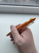 Тактическая шариковая ручка (золотистая)