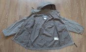Куртка, ветровка треккинговая Jack Wolfskin + капюшон, хаки, размер S, склад, Таиланд