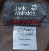 Куртка, ветровка треккинговая Jack Wolfskin + капюшон, хаки, размер S, склад, Таиланд