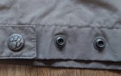 Куртка, ветровка треккинговая Jack Wolfskin + капюшон, хаки, размер S, склад, Таиланд