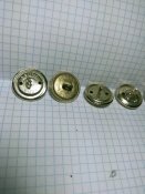 Гудзики 24мм ВПС Британії 5шт, стан новий.
