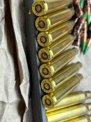 ММГ патрона 5.56 (223rem)не стрелян с оливк цв пули 2шт