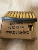 ММГ патрона 5.56 (223rem)не стрелян с оливк цв пули 2шт