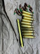 ММГ патрона 5.56 (223rem)не стрелян с оливк цв пули 2шт