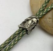 Намистина (бусина) "Jesus" для плетіння темляків з паракорду