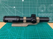 Приціл оптичний Bushnell AR Optics 1-6x24 сітка BTR-1 BDC з підсвіткою + моноблок Vector Optics