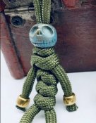 Намистина (бусина) "Jack Skellington" для плетіння темляків з паракорду