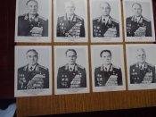 8 фото адмиралов , генералов и маршалов СССР .