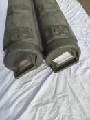 Тубус заряду від французької гаубиці TRF-1. (2 шт.)