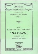 Инструкция к пистолету Bayard M1908