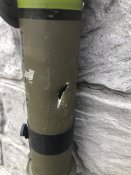 Тубус від чеського гранатомету RPG-75 .Пошкоджений