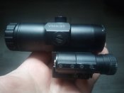 Магнифер Vortex VMX-3T с откидным креплением на планку Пикатинни