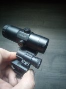 Магнифер Vortex VMX-3T с откидным креплением на планку Пикатинни