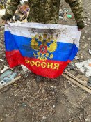 Прапор росії останній трофей з Авдіївки