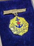 Імператорська Японія. Жіноча патріотична организація Великої Японії. Відзнака спеціального підтримуючого члена до 1942 року.