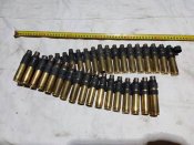 Гильзы с лентой (37шт) к пулемёту Браунинг 12.7*90