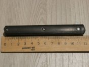 Ніж складний,напівавтомат M390 Tanto Flipper 21.3 см на підшипниках з чохлом зі шкірозамінника
