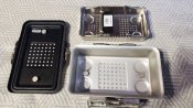 Медичний стерилізаційний контейнер з кошиком 10x7x3"
