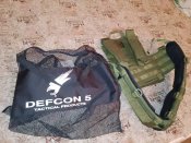 Жилет тактичний Defcon5 Carrier Vest з поясом OD Green