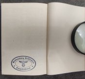 Кишеньковий німецько-французський словник  1929 року,з цікавим штампом.