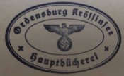 Кишеньковий німецько-французський словник  1929 року,з цікавим штампом.