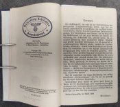 Кишеньковий німецько-французський словник  1929 року,з цікавим штампом.