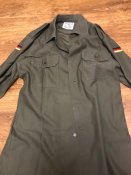Кітель-сорочка олива молескін Бундесвер