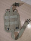 Панель велкро/molle, койот.