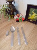 2В# Набір старовинний столовий з Франціі ЕSM Rostfrei