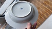 Глибока тарілка Meissen мечі