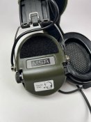 Активні навушники (аналог) MSA #75304 з мікрофоном і виходом на рацію, Колір: Олива